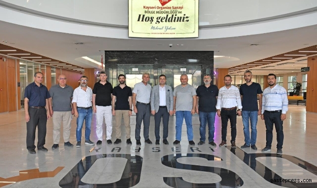 Kayseri OSB Başkanı Yalçın, OSB sanayicisinin sıkıntılarını dinledi!