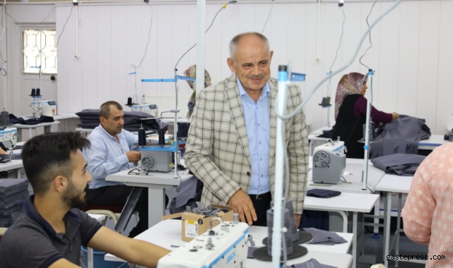 Kayseri Yahyalılı kadınların tekstil atölyesi mutluluğu!