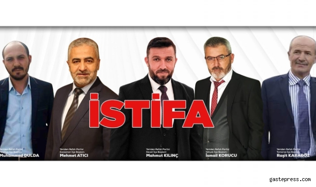Kayseri Yeniden Refah Partisi'nde istifa depremi!