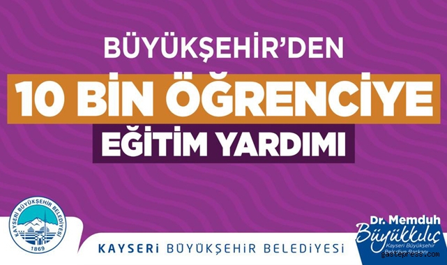 Memduh Büyükkılıç'ın 10 Bin Öğrenciye 40 Milyon TL'lik 'Eğitim' Desteği 1 Ekim'de Başlıyor!