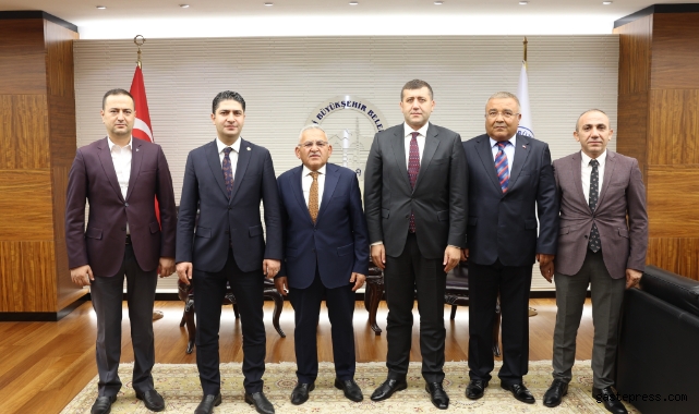 MHP Kayseri Milletvekilleri Özdemir ve Ersoy'dan Başkan Büyükkılıç'a ziyaret!