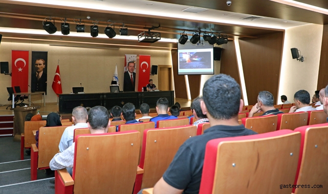 Talas Belediyesi personeline uyuşturucuyla mücadele semineri!