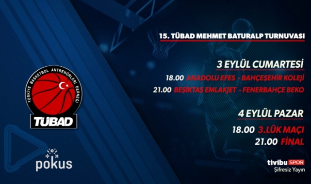 TÜBAD Turnuvası Tivibu Spor’da yayınlanacak!