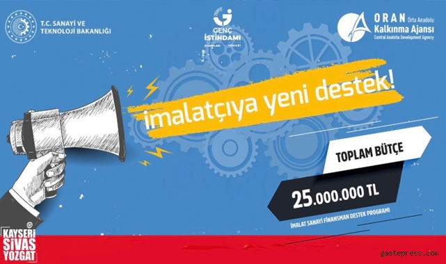 2022 Yılı İmalat Sanayi Finansman Destek Programı Proje Başvuru Sonuçları İlan Edildi!