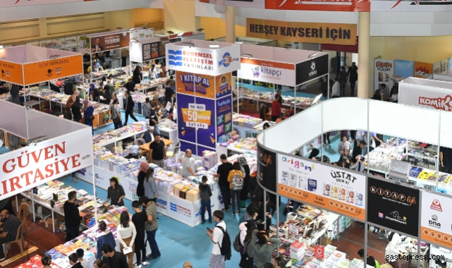 5. Kayseri Kitap Fuarı 6 günde 504 bin kitap tutkununu ağırladı!