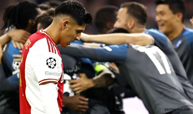 Ajax tarihi hezimete uğradı Napoli'den 6 gol yediler!