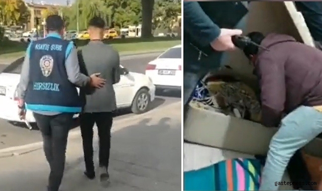 Hırsızlık şüphelisi 4 kişi böyle yakalandı!