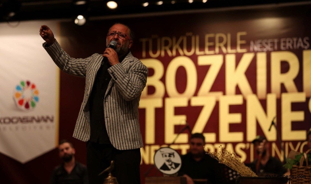 Kayseri Kocasinan'da Neşet Ertaş'ı anma gecesi, hem hüzünlendirdi hem de coşturdu!