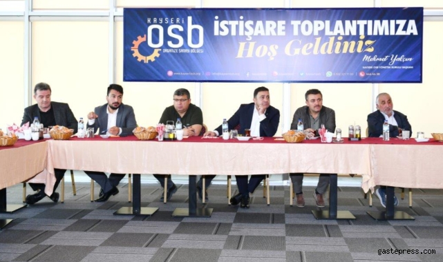 Kayseri OSB Başkanı Yalçın: "Birlik ve beraberlik içinde Kayseri OSB'mizi geleceğe taşıyacağız"