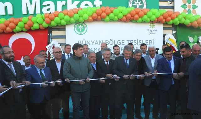 Kayseri Şeker'den, Bünyan'da açılış!