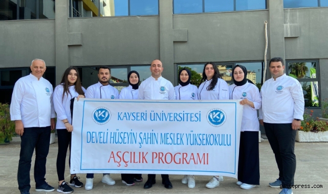 KAYÜ aşçılık programı öğrencileri, Mersin’den ödülle döndü!
