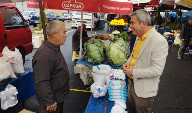 Kazım Yücel: Belediyenin asli görevlerinden biri de Pazar yerlerini tesis etmektir!