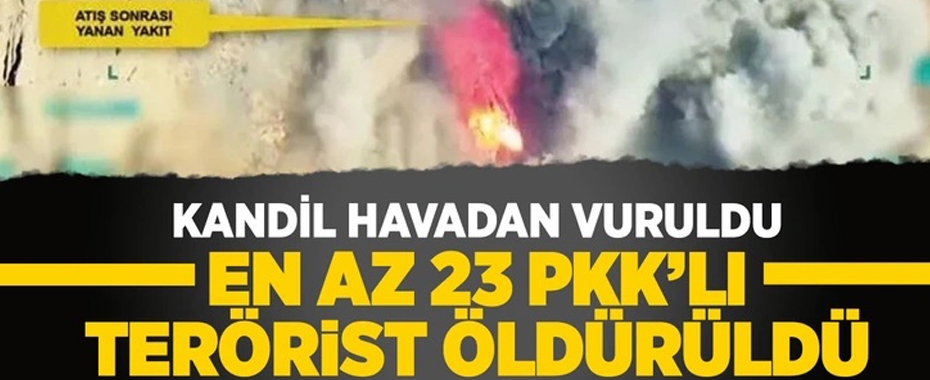 MSB açıkladı! PKK'lı 23 terörist etkisiz hale getirildi!