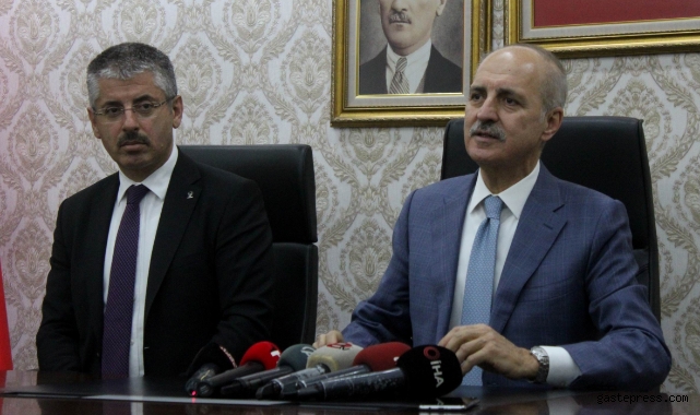 Numan Kurtulmuş: "Başta CHP olmak üzere parlamentoda bulunan partiler samimiyet sınavından geçeceklerdir"