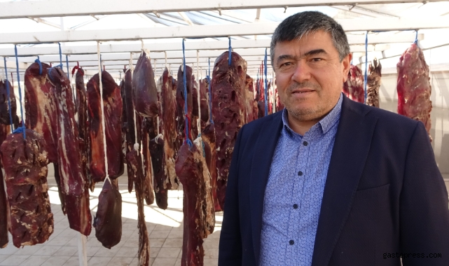 'Pastırma sıcağı' pastırmaya lezzet veriyor!