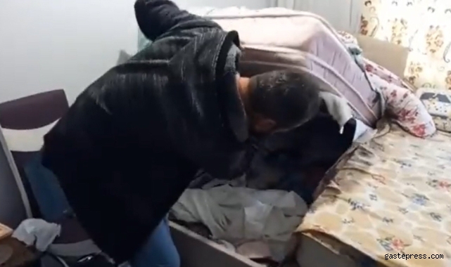 Uyuşturucu taciri bazanın altında yakalandı!