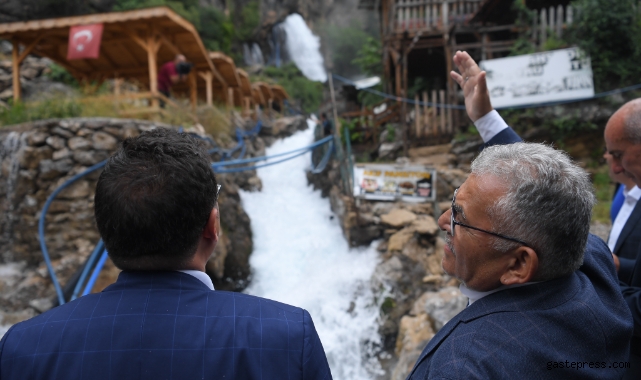 Vali Çiçek ve Başkan Büyükkılıç'tan Kapuzbaşı Şelalelerine "Turistik" dokunuşlar!