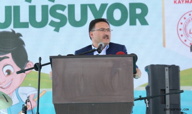 Vali Gökmen Çiçek, "Kuşçu bölgesine 12 Milyon ağaç dikeceğiz"