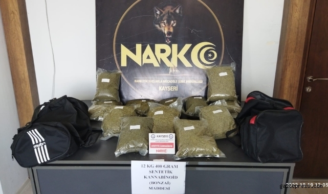 Yolcu otobüsünde 12 kilo uyuşturucu ele geçirildi!