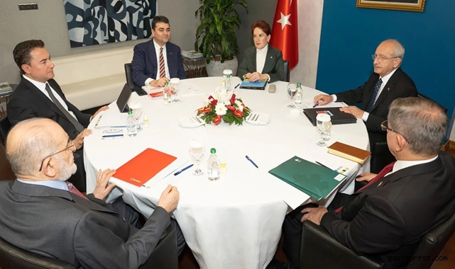 Altılı masa toplandı! Liderlerden İstanbul'daki terör saldırısıyla ilgili ortak açıklama geldi!