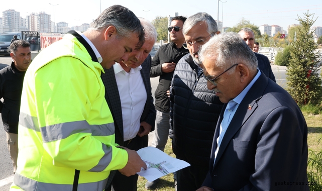 Başkan Büyükkılıç’tan raylı sistem hattı çalışmalarına yakın markaj!