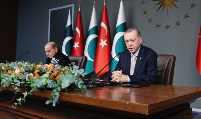 Cumhurbaşkanı Erdoğan, Pakistan'la yeni ticaret hedefini açıkladı!