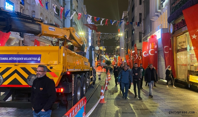 İstiklal Caddesi yaya trafiğine kapatıldı!