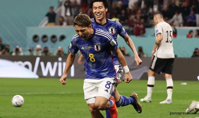 Japonya, güçlü rakibi Almanya'yı 2-1 mağlup etti!