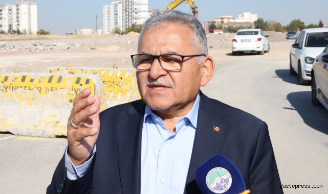 Kayseri Büyükşehir Belediye Başkanı Büyükkılıç'tan Sivas Caddesine alternatif yol!
