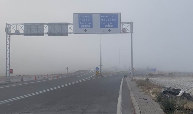 Kayseri'de sis etkili oldu!