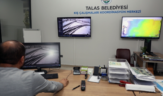 Kayseri Talas kara kışa hazır!