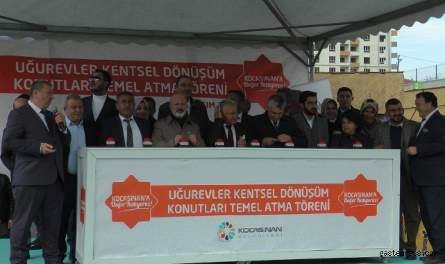Kocasinan Belediyesi’nden Uğurevler’e değer katan kentsel dönüşüm!