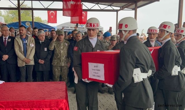 Kuzey Irak şehidi Hatay'da son yolculuğuna uğurlanıyor!