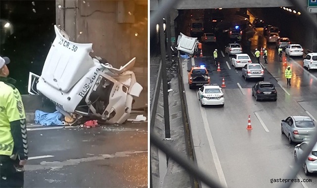 Otoyolda feci kaza: 1 ölü!