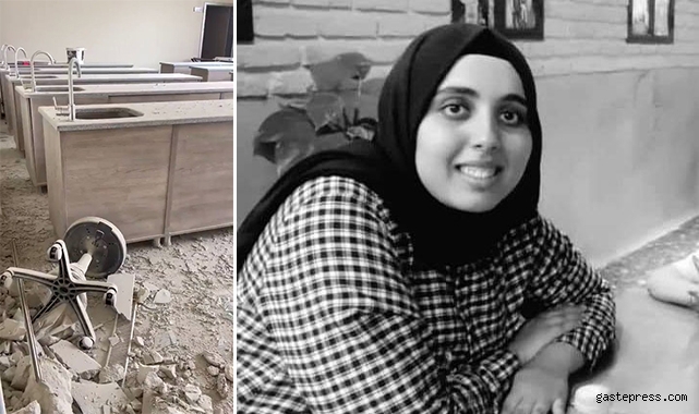 Roketin isabet ettiği okulun içi görüntülendi!