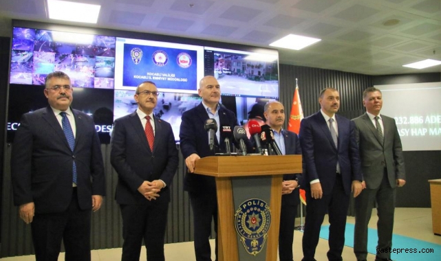 Bakan Soylu açıkladı, Kocaeli ve Sakarya'da büyük uyuşturucu operasyonu!