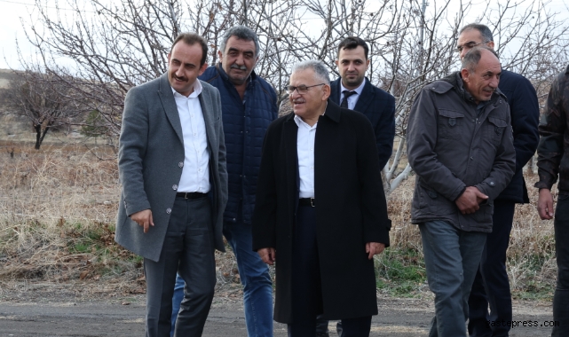 Başkan Büyükkılıç, İncesu İlçesindeki yatırımları yerinde inceledi!