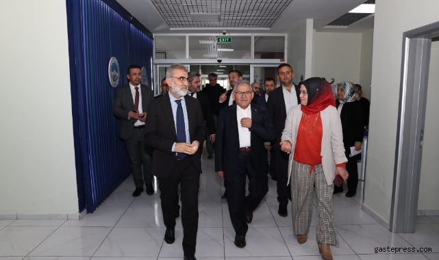 Başkan Büyükkılıç, KAYMEK Akademi'de incelemelerde bulundu!