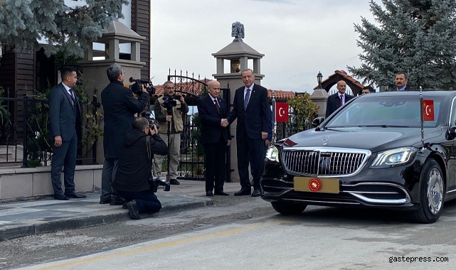 Cumhurbaşkanı Erdoğan-Bahçeli görüşmesi sona erdi!
