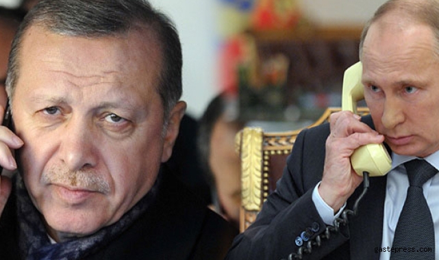 Cumhurbaşkanı Erdoğan, Putin ile telefonda görüştü!