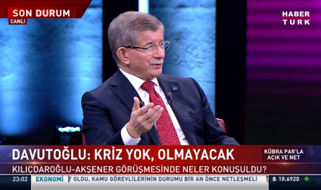 Davutoğlu: Bahçeli küçük aklıyla altılı masanın içerisine fitne sokmaya çalışıyor!