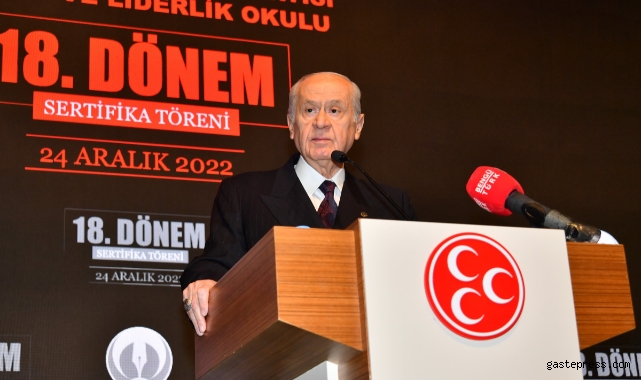 Devlet Bahçeli: 'Cumhur İttifakı ve Cumhurbaşkanlığı Hükümet Sisteminin devamından yanayız'
