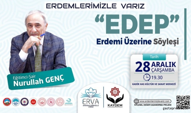 EVRA Projesi Çerçevesinde 'Edem Erdemi' Konulu Söyleşi!