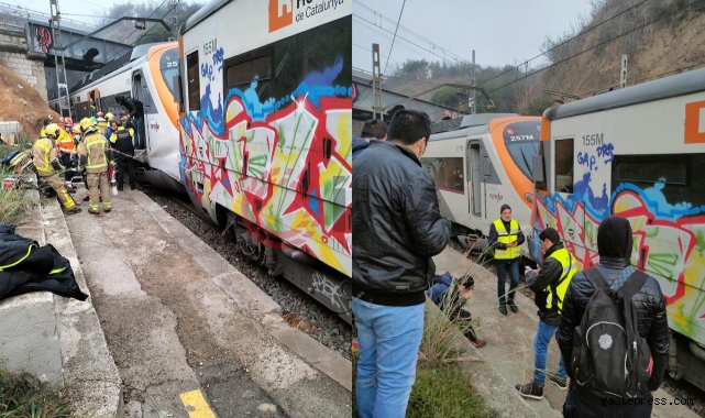 İspanya'da tren kazası: 155 yaralı!