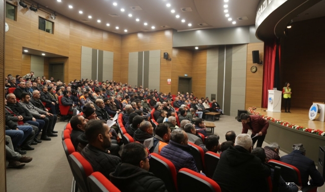 Melikgazi Belediyesi personeline iş sağlığı ve güvenliği eğitimi verildi!