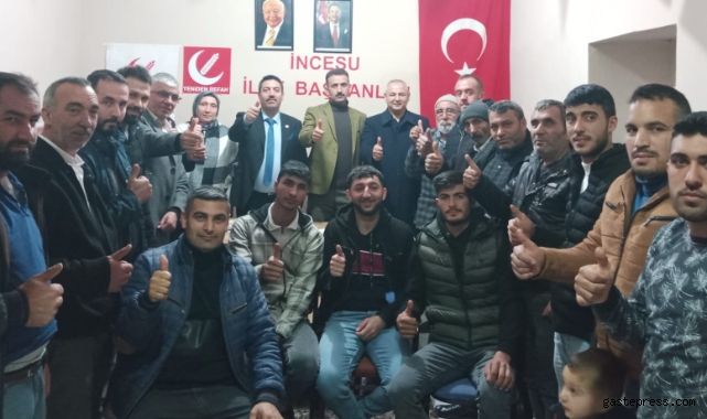 Yeniden Refah Partisi Kayseri İncesu İlçe divan toplantısı yapıldı!