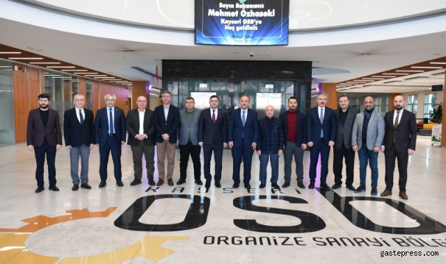 AK Parti Genel Başkan Yardımcısı Özhaseki'den OSB'ye istişare ziyareti!