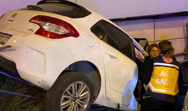 Ataşehir’de 14 yaşındaki sürücü dehşeti! Asılı kaldı!
