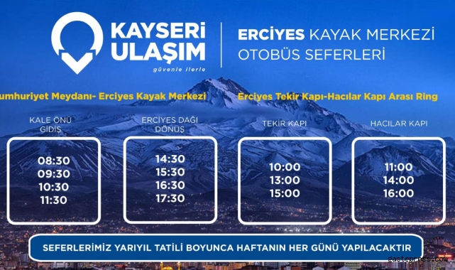 Başkan Büyükkılıç: "Erciyes'e ulaşım çok kolay"