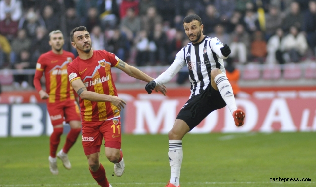 Beşiktaş deplasmanda 3 puanı 2 golle aldı! Galibiyet serisi 4 maça çıktı!